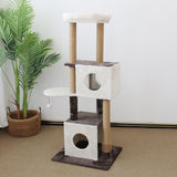 CATIO Deluxe Multi-Function Three-Level Dual Cat Scratching Tree 141cm - Close-Up Angle