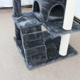 CATIO Chipboard Flannel Cat Scratching Tree - Abstract Deluxe 50x50x127cm - Extra Image