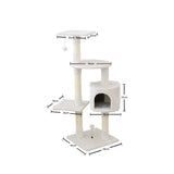 CATIO Tranquility Abode Scratching Post 40x40x119cm - Rear View