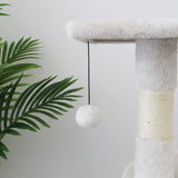 CATIO Tranquility Abode Scratching Post 40x40x119cm - Close-Up Angle