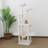 CATIO Tranquility Condo Scratching Post 50x50x174cm - Side View