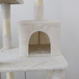 CATIO Tranquility Condo Scratching Post 50x50x174cm - Top-Down View