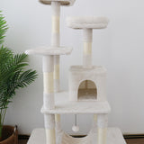 CATIO Tranquility Condo Scratching Post 50x50x174cm - Rear View