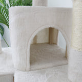 CATIO Tranquility Palace Scratching Post 50x50x171cm - Close-Up Angle