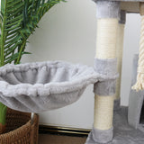 CATIO Cat Scratching Tree Supreme Condo 136cm - Rear View