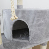 CATIO Cat Scratching Tree Supreme Condo 136cm - Low Angle