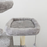 CATIO Cat Scratching Tree Supreme Palace -145 cm - Top-Down View