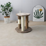 CATIO Multiple Cat Scratching Post With Cat Perch - Front View