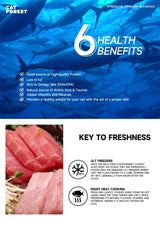 CAT FOREST Premium Tuna White Meat With Mussel In Gravy Cat Canned Food 85G X 24 - Extra Image