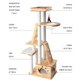 HONEYPOTCAT Majestic Wood Retreat - 176cm