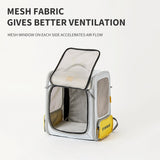 PETKIT Breezy xZONE Pet Carrier - Blue - Rear View