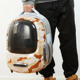 PETKIT Breezy 2 - Smart Cat Backpack - Desert Camon - Side View