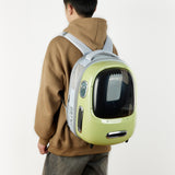 PETKIT Breezy 2 - Smart Cat Backpack - Green - Side View