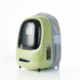 PETKIT Breezy 2 - Smart Cat Backpack - Green - Low Angle