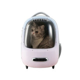 PETKIT Breezy 2 - Smart Cat Backpack - Pink - Low Angle