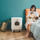 PETKIT Pura X Automated Self-Clean Cat Litter Box - Side View