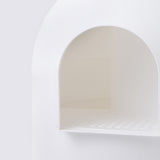 PIDAN Igloo Cat Litter Box - White - Side View