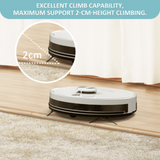 Tesvor S6 Turbo Robot Vacuum Cleaner Mop With Laser Navigation 4000Pa - Top-Down View