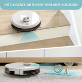Tesvor S6 Turbo Robot Vacuum Cleaner Mop With Laser Navigation 4000Pa - Close-Up Angle