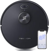 Tesvor S6+ Advanced Robot Vacuum Cleaner and Mop with 2700Pa Suction Power and Smart Laser Navigation - Close-Up Angle