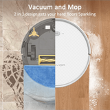 Tesvor X500 Pro Smart Robot Vacuum and Mop with Advanced Navigation - Front View