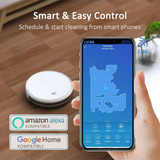 Tesvor X500 Pro Smart Robot Vacuum and Mop with Advanced Navigation - Top-Down View
