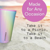 Corkcicle Tumbler - 500ml Matte Black - Side View
