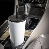 Corkcicle Cold Cup - 750ml Matte Black - Top-Down View