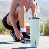 Corkcicle Cruiser - 1.2ltr Gloss White - Top-Down View