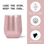 Corkcicle Stemless - 355ml Matte Black