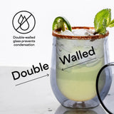 Corkcicle Glass Stemless - Double Pack - Clear - Side View