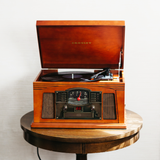 Crosley Lancaster Turntable With Bluetooth - Paprika - Side View
