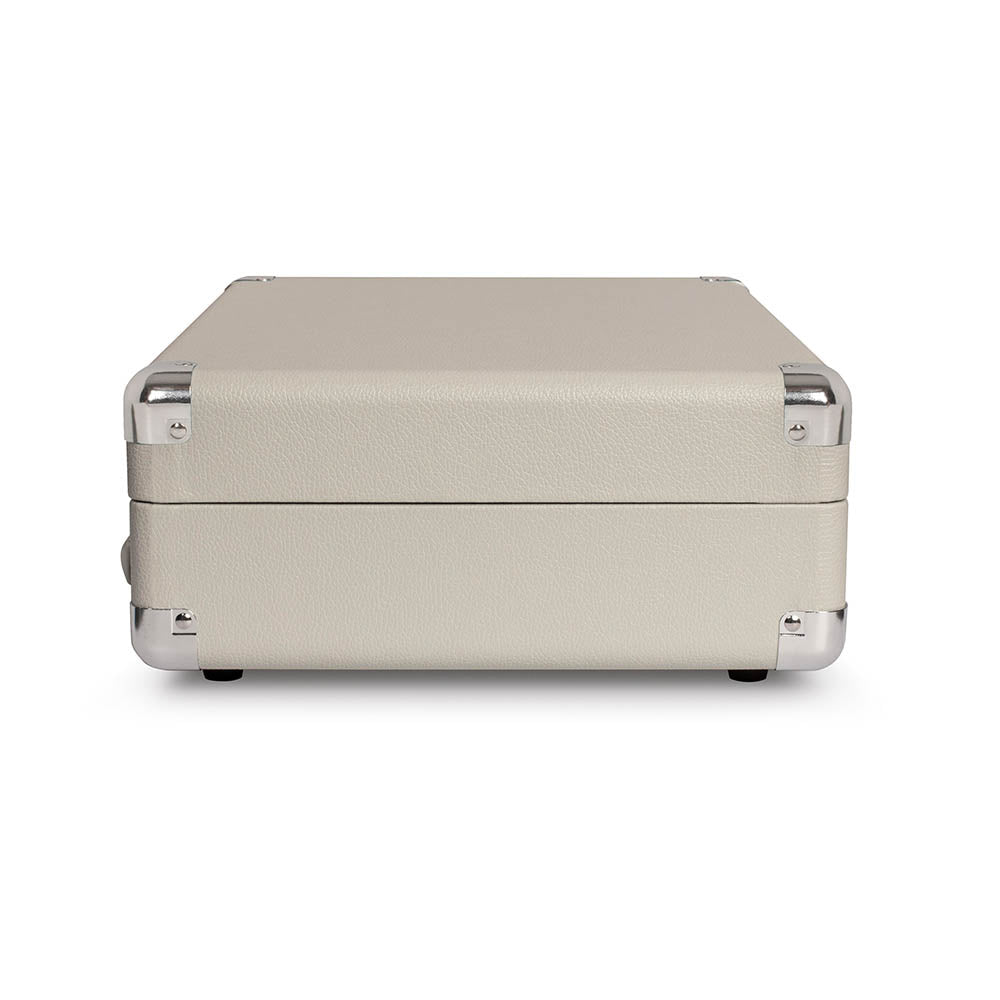 Crosley Cruiser Bluetooth Portable Turntable + Crosley Turntable  Stand Bundle- White Sands