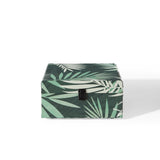 Crosley Voyager Bluetooth Portable Turntable - Botanical + Bundled Crosley Record Storage Display Stand - Close-Up Angle