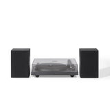 Crosley C62 Shelf System - Black - 45-Degree Angle