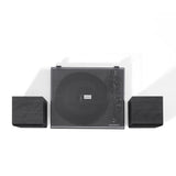 Crosley C62 Shelf System - Black - Low Angle