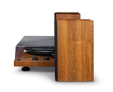 Crosley C62 Shelf System - Walnut - Side View