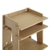 Crosley Soho Turntable Stand - Natural - Side View