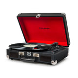 Crosley Cruiser  Bluetooth Portable Turntable - Black - Front View
