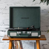 Crosley Cruiser Bluetooth Portable Turntable - Emerald Green - Front View