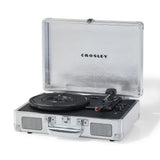 Crosley Cruiser Bluetooth Portable Turntable - Silver - Top-Down View