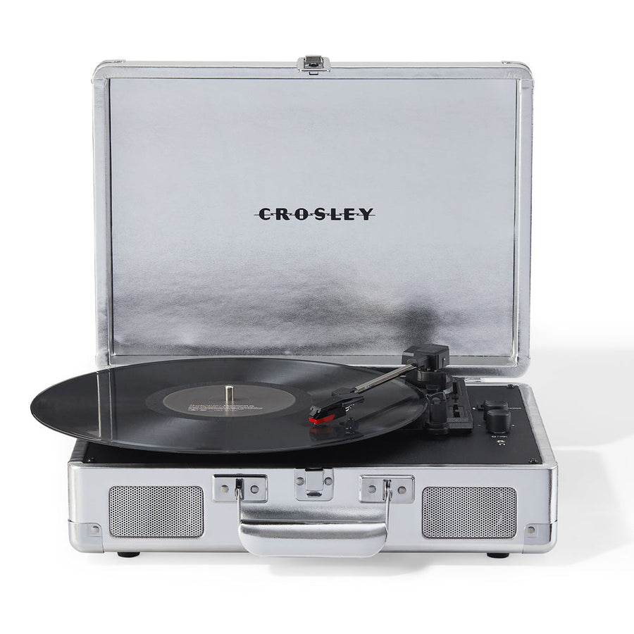 Crosley Cruiser Bluetooth Portable Turntable - Silver