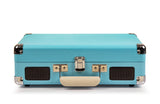 Crosley Cruiser Bluetooth Portable Turntable - Turquoise - Side View