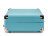 Crosley Cruiser Bluetooth Portable Turntable - Turquoise - 45-Degree Angle