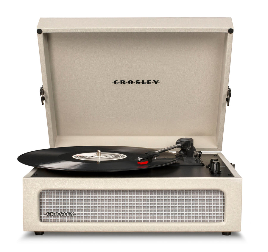 Crosley Voyager portable Bluetooth suitcase turntable in Dune