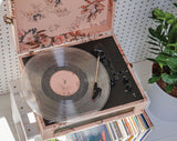 Crosley Voyager Floral - Bluetooth Portable Turntable - 45-Degree Angle