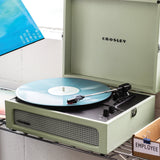 Crosley Voyager Sage - Bluetooth Portable Turntable - Side View