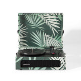 Crosley Voyager Bluetooth Portable Turntable + Crosley SOHO Stand Bundle - Botanical - Front View
