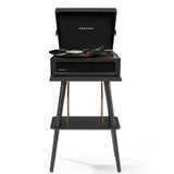 Crosley Voyager Bluetooth Portable Turntable + Crosley Turntable Stand Bundle - Black