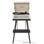 Crosley Voyager Bluetooth Portable Turntable + Crosley Turntable Stand Bundle - Dune